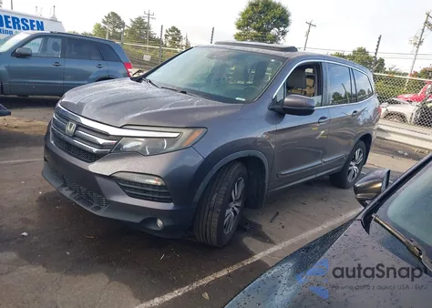 2017 Honda Pilot Ex-L из США, поврежденный, VIN 5FNYF6H69HB083762